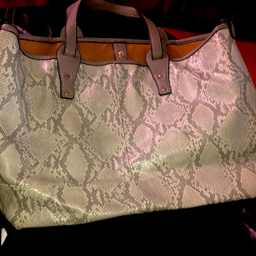 Snake print Loudenhide purse